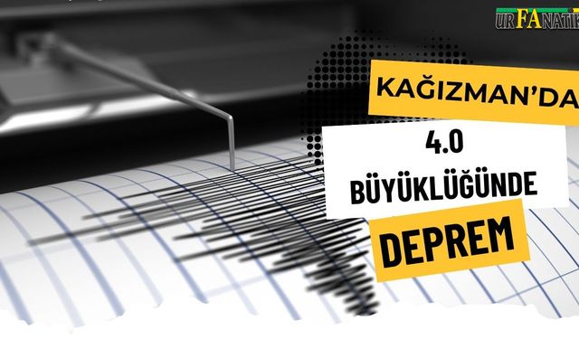 Kağızman’da 4.0 Büyüklüğünde Deprem Oldu