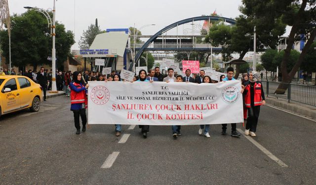 Şanlıurfa’da Farkındalık Yürüyüşü