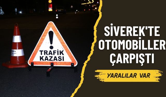 Şanlıurfa Siverek'te Otomobiller Çarpıştı: 5 Yaralı