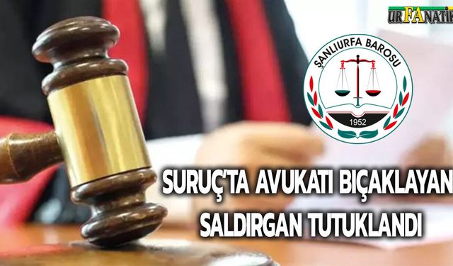 Suruç İlçesinde Avukatı Bıçaklayan Saldırgan Tutuklandı