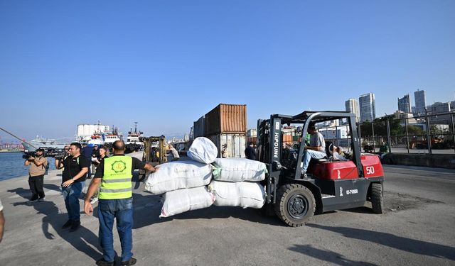 Türkiye'den Lübnan'a bin tonluk yardım ulaştı