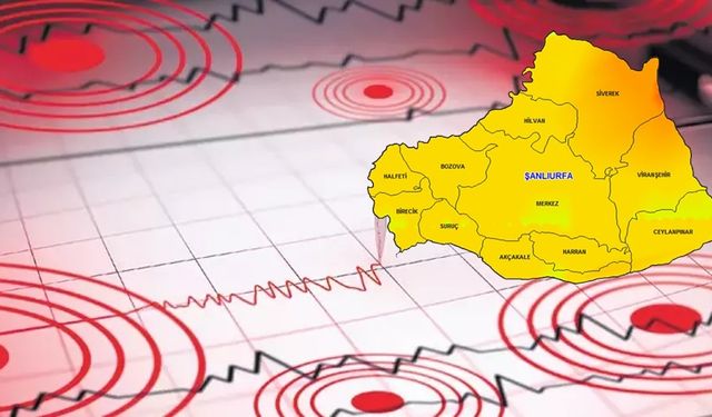 Birecik ilçesinde deprem meydana geldi