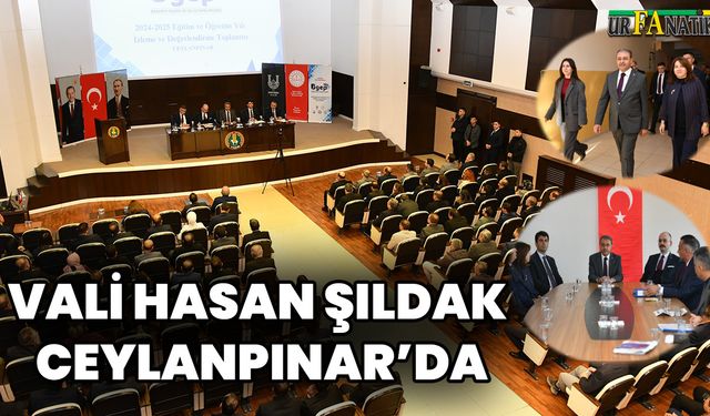 Vali Şıldak, Ceylanpınar’da Eğitim Toplantısı Düzenledi