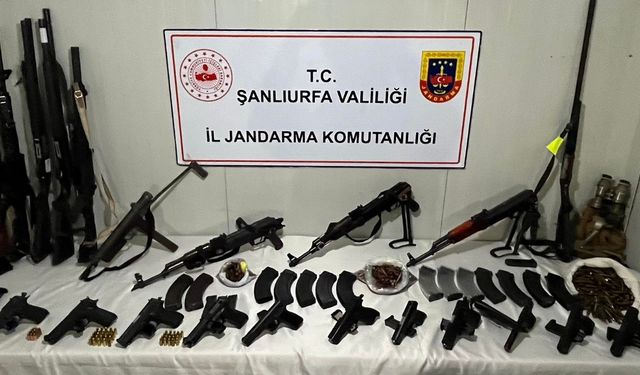 Siverek'te Jandarma ve Polis ekiplerinden başarılı operasyon