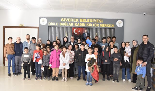 Siverek'te özel gereksinimli çocuklara sinema etkinliği