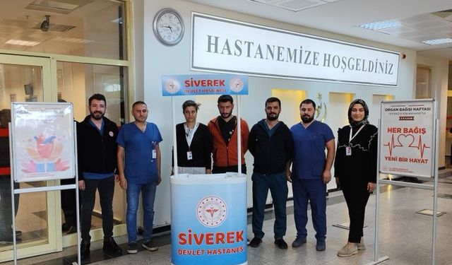 Siverek’te anlamlı mesaj: Bir yaşam hediyesi