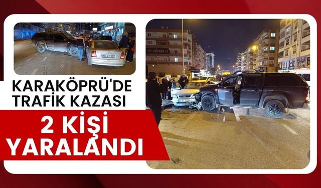 Şanlıurfa Karaköprü'de Trafik Kazası: 2 Kişi Yaralandı