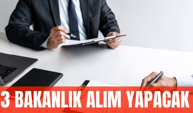 Çevre Şehircilik ve İklim Değişikliği Bakanlığı  Personel  Alımı Yapacak