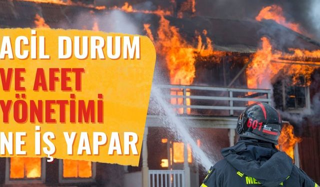 Acil Durum ve Afet Yönetimi Ne İş Yapar?