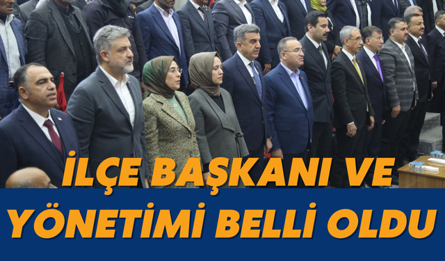 AK Parti Akçakale İlçe Başkanı Ve Yönetimi Belli Oldu