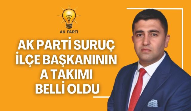 Suruç AK Parti’de Yeni Yönetim Kurulu Üyeleri Belli Oldu