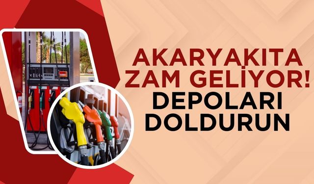 Akaryakıta ÖTV Zammı Geliyor: İşte Detaylar