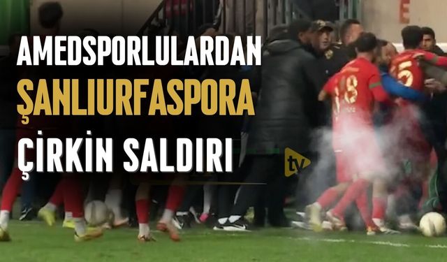 Amedsporlular’dan Şanlıurfaspor’a Çirkin Saldırı