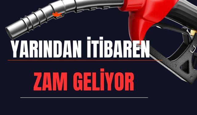 Araç Sürücüleri Dikkat: Yarından İtibaren Zam Geliyor