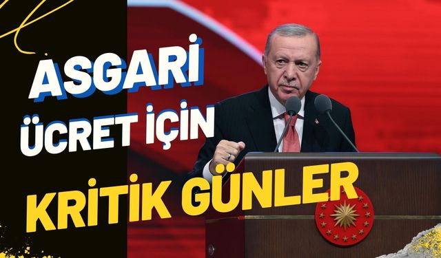 Asgari Ücret için Kritik Günler