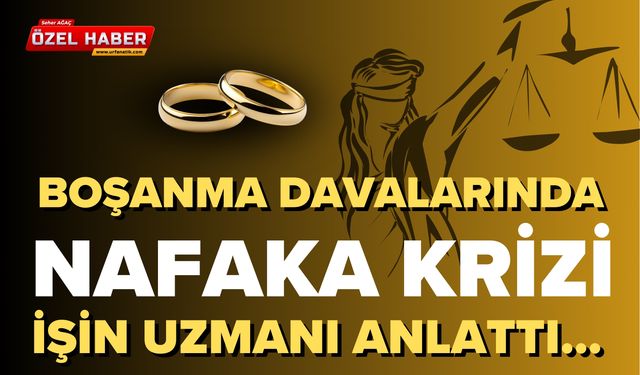 Boşanma Davalarında Nafaka Krizi: İşin Uzmanı Anlattı…