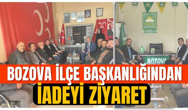 Bozova AK Parti İlçe Başkanlığından İki Partiye Ziyaret