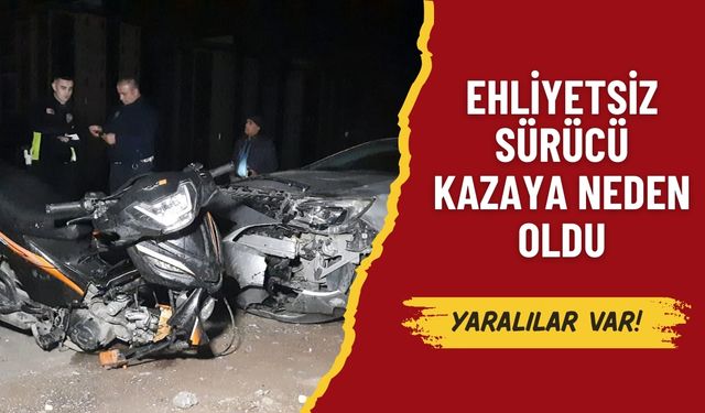 Karaköprü’de Ehliyetsiz Sürücü Kazaya Neden Oldu: 2 Yaralı