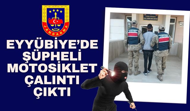 Eyyübiye’de Şüpheli Motosiklet Çalıntı Çıktı