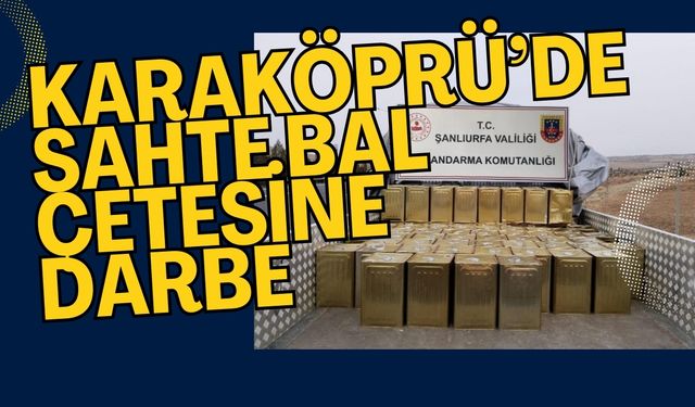 Karaköprü’de Sahte Bal Skandalı: 2 Ton Ele Geçirildi