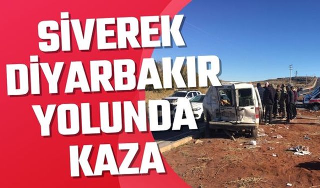 Siverek-Diyarbakır Yolunda Kaza