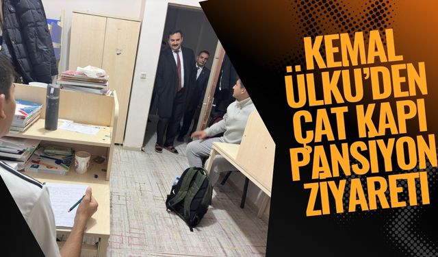 Kaymakam Ülkü, Ani Ziyaretle Pansiyonları İnceledi