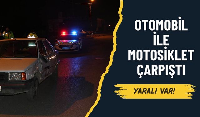 Şanlıurfa Haliliye'de Otomobil ile Motosiklet Çarpıştı: 1 Yaralı