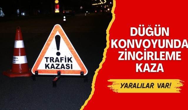 Şanlıurfa’da Düğün Konvoyu Kaza Yaptı: 5’i Çocuk 9 Yaralı