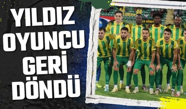 Şanlıurfaspor'un Yıldızı Tekrar İlk 11'de