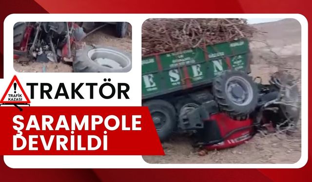 Birecik’te Traktör Şarampole Devrildi: 3 Kardeş Ağır Yaralı