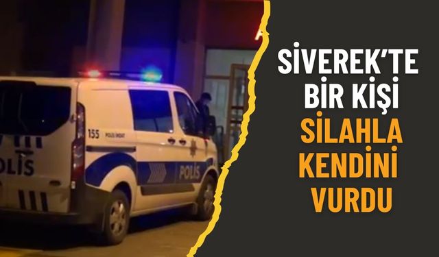 Siverek’te Bir Kişi Silahla Kendini Vurdu