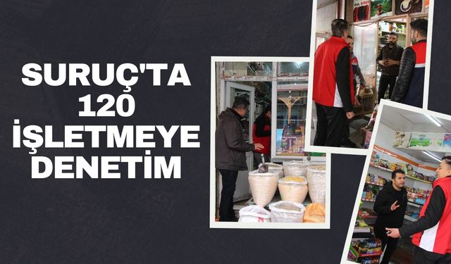 Suruç'ta 120 İşletmeye Denetim: İdari Yaptırımlar Uygulandı