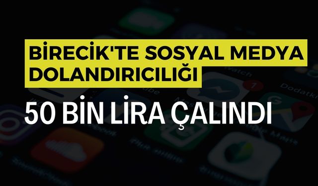 Şanlıurfa Birecik'te Sosyal Medya Dolandırıcılığı: 50 Bin Lira Çalındı