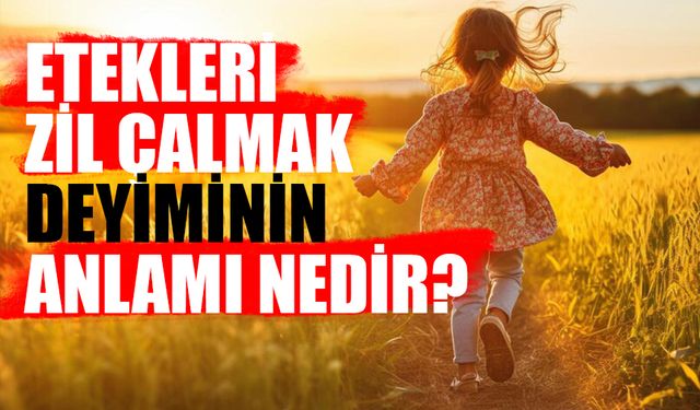 Etekleri Zil Çalmak Deyiminin Anlamı Nedir?