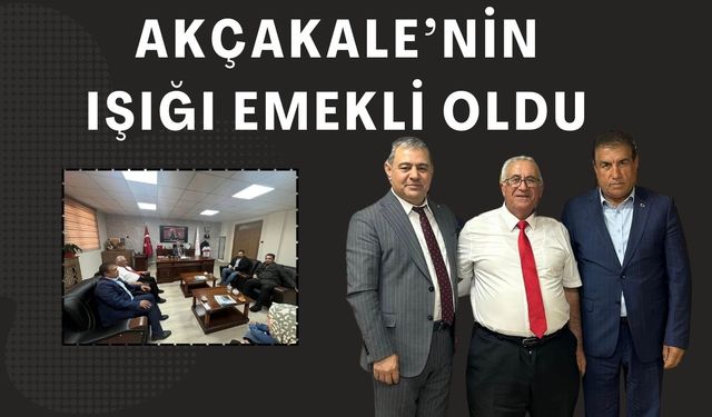 Akçakale’nin Vazgeçilmez Öğretmeni İzzet Dinke, Emekli Oldu