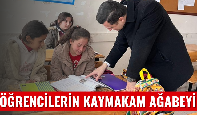 Kaymakam Halil İbrahim Yeşilyurt, Okul Ziyaretlerinde Öğrencilerle Buluştu