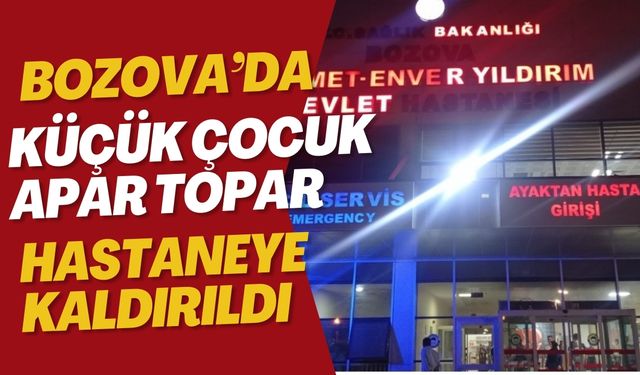 Bozova’da 1 Yaşındaki Çocuk Ev Kazasında Yaralandı