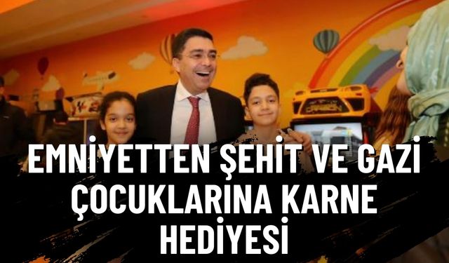 Şanlıurfa Emniyetinden Anlamlı Karne Hediyesi