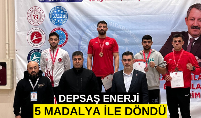 Depsaş Enerji 5 Madalya İle Döndü