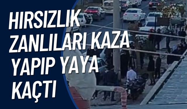 Şanlıurfa’da Kovalamaca: Hırsızlık Zanlıları Kaza Yapıp Yaya Kaçtı