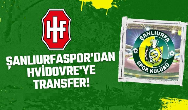 Şanlıurfaspor'dan Hvidovre'ye Transfer Oldu!