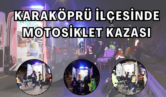 Karaköprü İlçesinde Motosiklet Kazası: 2 Genç Yaralandı