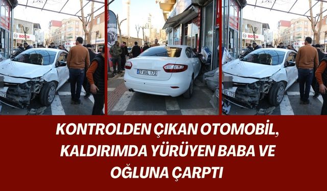 Şanlıurfa Siverek'te Otomobil Baba ve Oğluna Çarptı