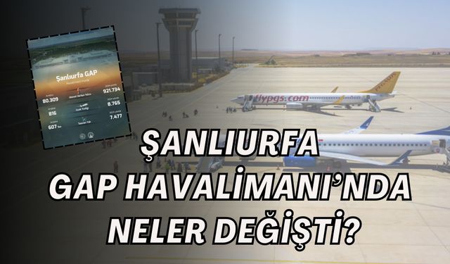 Şanlıurfa GAP Havalimanı Sınırları Zorluyor!