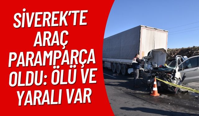 Siverek’te Araç Paramparça Oldu: Ölü Ve Yaralı Var