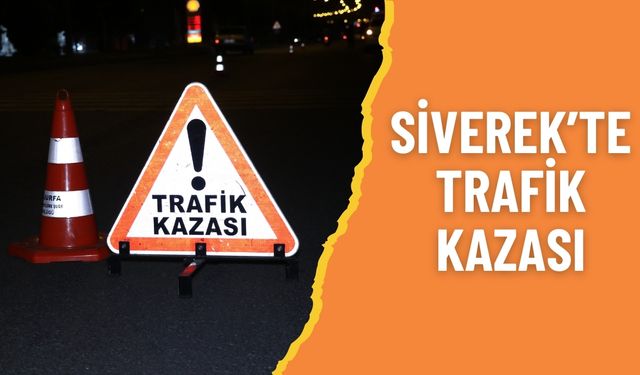 Siverek’te Dikkatsiz Sürücü Motosiklete Çarptı