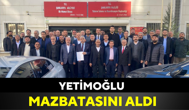 Yetimoğlu Mazbatasını Aldı