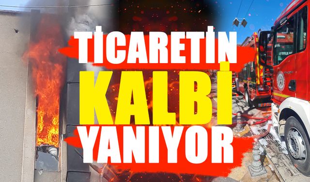 Şanlıurfa’da Ticaretin Kalbi Yanıyor: Çok Sayıda İtfaiye Sevk Edildi