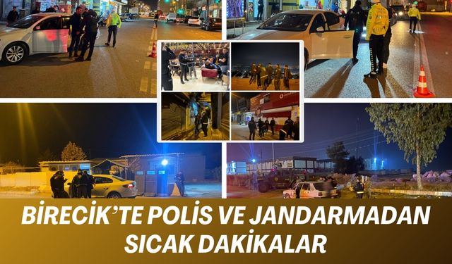 Birecik’te Polis ve Jandarmadan Sıcak Dakikalar: 4 Tutuklama!