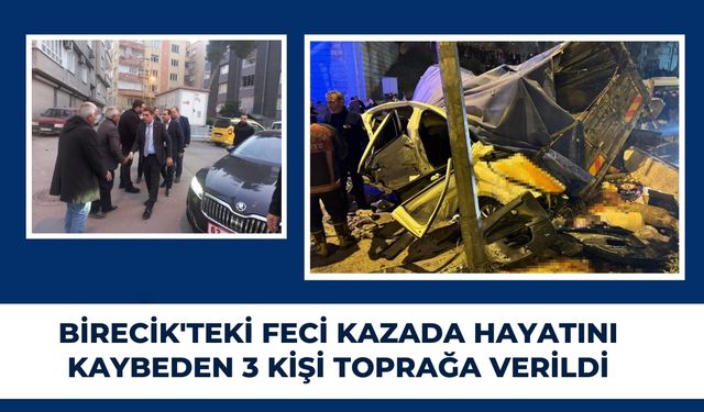 Birecik’teki Kazada Ölen 3 Kişi Toprağa Verildi